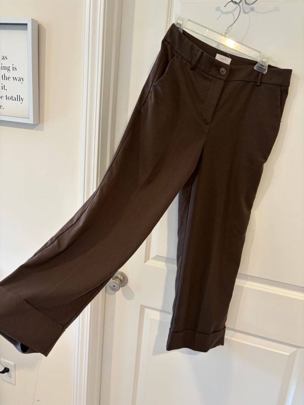 LOFT Outlet Brown Women's Dress Pants